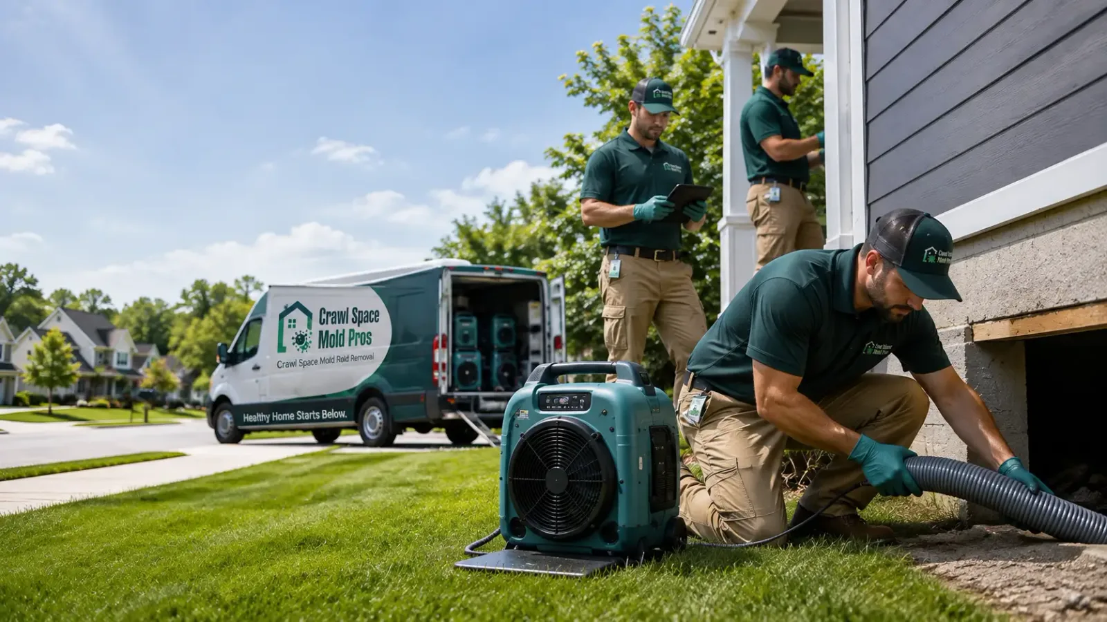 Crawl Space Mold Removal in Urbana, IL